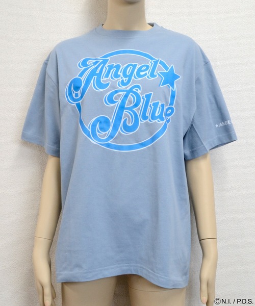 ANGEL BLUE（エンジェルブルー） tシャツ Tシャツ 丸ロゴ レディース