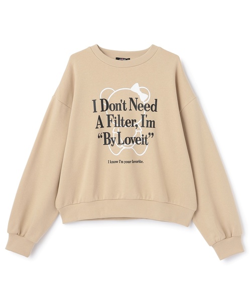 by LOVEiT トレーナー ラビ子マークプルオーバー キッズ 子供服 女の子