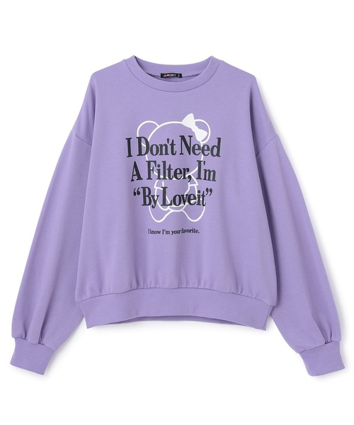 by LOVEiT トレーナー ラビ子マークプルオーバー キッズ 子供服 女の子