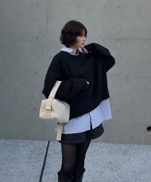 ショルダーバッグ バッグ 「 yunさんコラボ 」2WAY スクエアバッグ