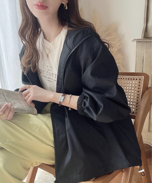 「ANGIE」 ブルゾン MEDIUM グリーン レディース_画像4