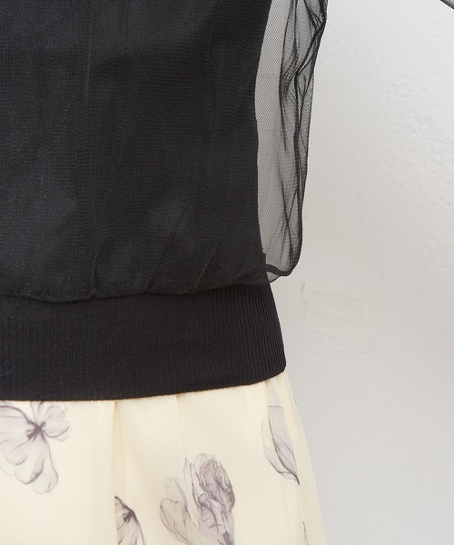 「natural couture」 長袖ニット FREE アイボリー レディース_画像4