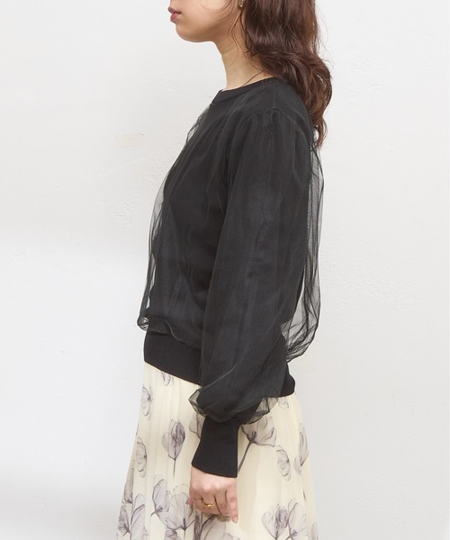 「natural couture」 長袖ニット FREE アイボリー レディース_画像5