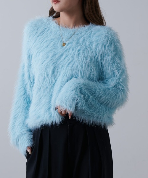 「Lui's」 長袖ニット X-SMALL ブラック メンズ_画像2