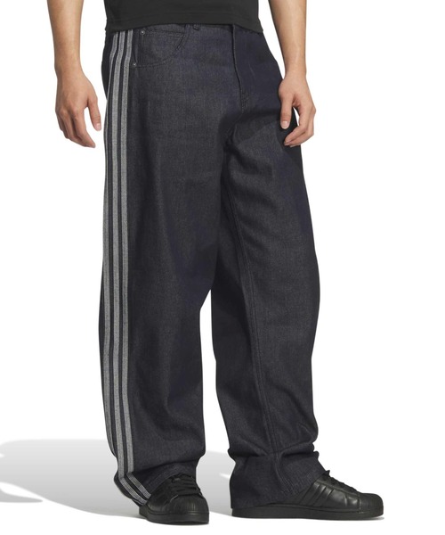 adidas（アディダス） ジーンズ adidas DENIM FIREBIRD TRACK PANTS