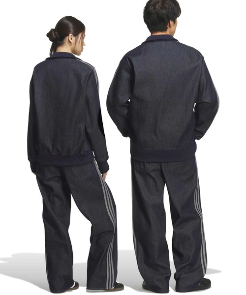 adidas（アディダス） ジーンズ adidas DENIM FIREBIRD TRACK PANTS