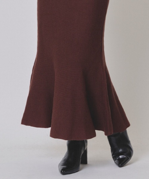 「AND COUTURE」 ニットスカート MEDIUM ピンク レディース_画像3