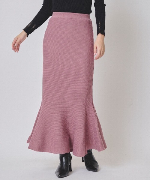 「AND COUTURE」 ニットスカート MEDIUM ピンク レディース_画像4