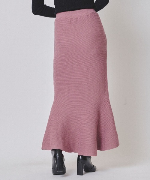 「AND COUTURE」 ニットスカート MEDIUM ピンク レディース_画像6