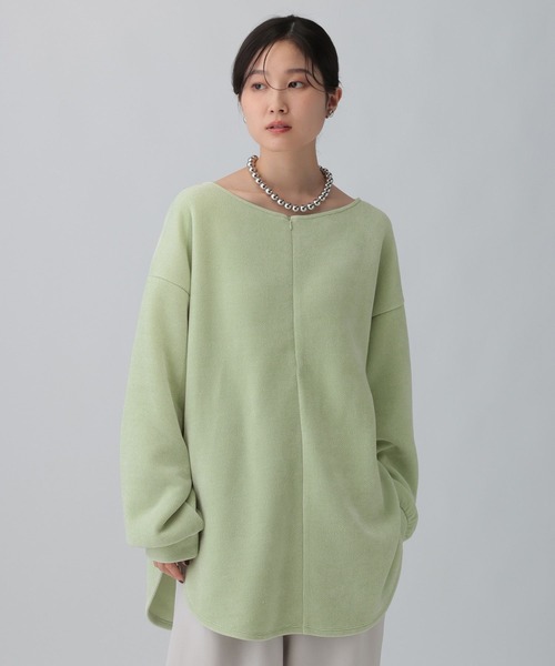 LEPSIM（レプシィム） tシャツ ZIPモールラウンドチュニック 613879