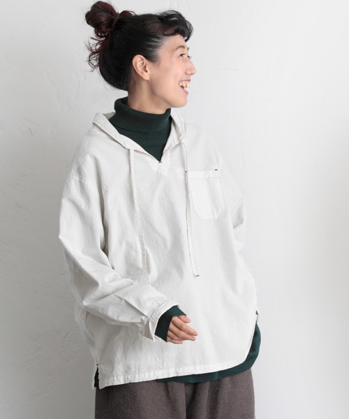 「soulberry」 長袖シャツ 5 キナリ レディース_画像5