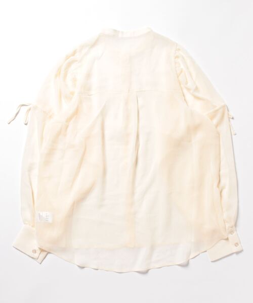 「nemne store」 長袖ブラウス MEDIUM ピンク レディース_画像2