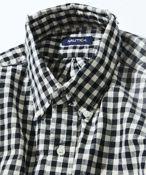 Black ＆ White 長袖シャツ 新品未使用 NAUTICA（ノーティカ） 長袖シャツ X-LARGE ブラック メンズ