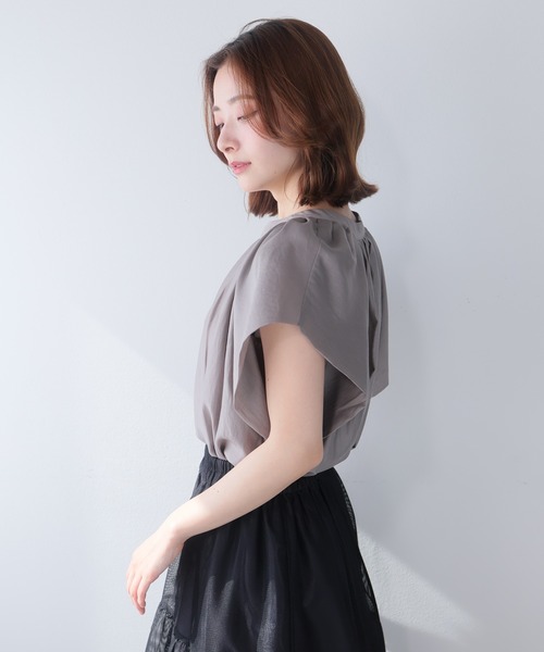 「LADYMADE」 ノースリーブブラウス FREE モカ レディース_画像5
