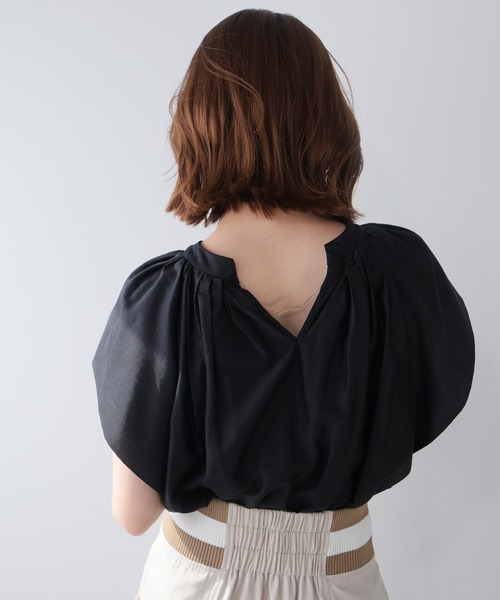 「LADYMADE」 ノースリーブブラウス FREE モカ レディース_画像9