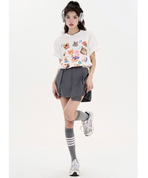 「.KOM」 半袖Tシャツ FREE ホワイト メンズ_画像3