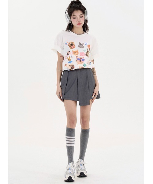 「.KOM」 半袖Tシャツ FREE ホワイト メンズ_画像4