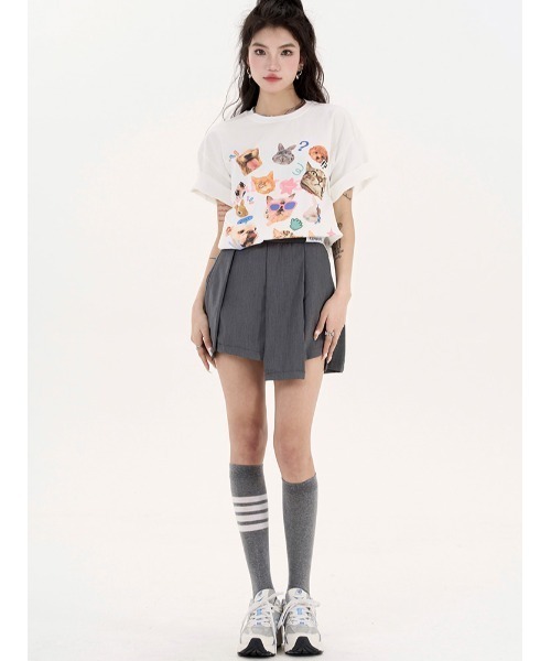 「.KOM」 半袖Tシャツ FREE ホワイト メンズ_画像5