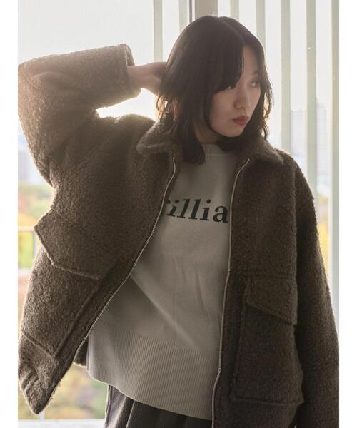 Samansa Mos2 blue（サマンサモスモスブルー） コート アウター