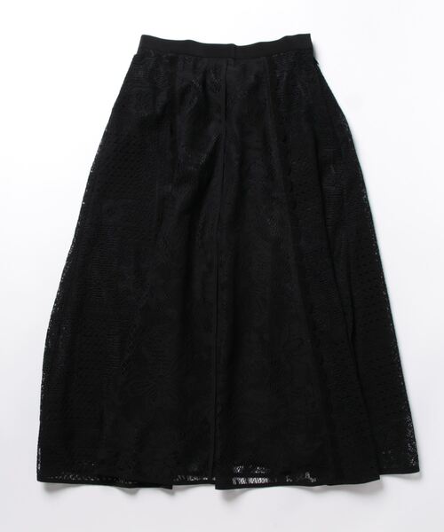 Rose Tiara（ローズティアラ） フレアスカート 42 ブラック レディース