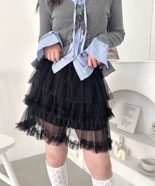 Loueme スカート ペタルチュールミニスカート : ZOZOTOWN Yahoo!店