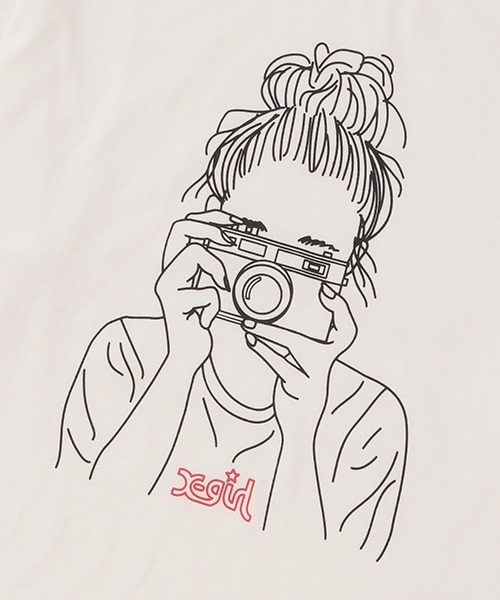 「X-girl Stages」 「KIDS」長袖カットソー 90cm ブラック キッズ_画像5