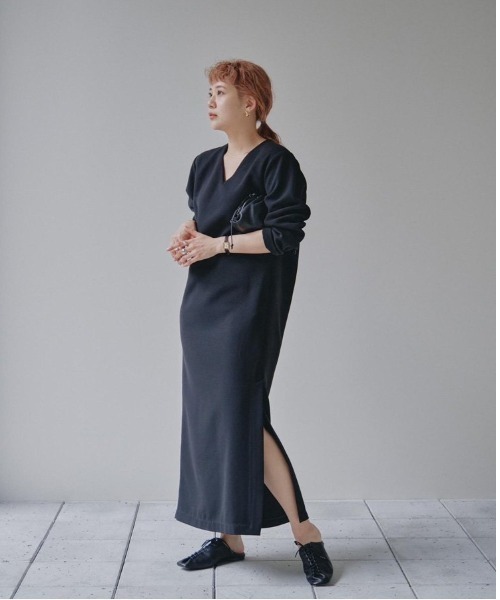 TODAYFUL 「TODAYFUL」 長袖ワンピース 38inch ブラック レディース