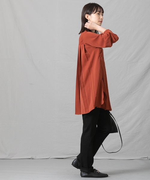 「Gready Brilliant」 長袖ブラウス FREE ベージュ レディース_画像9