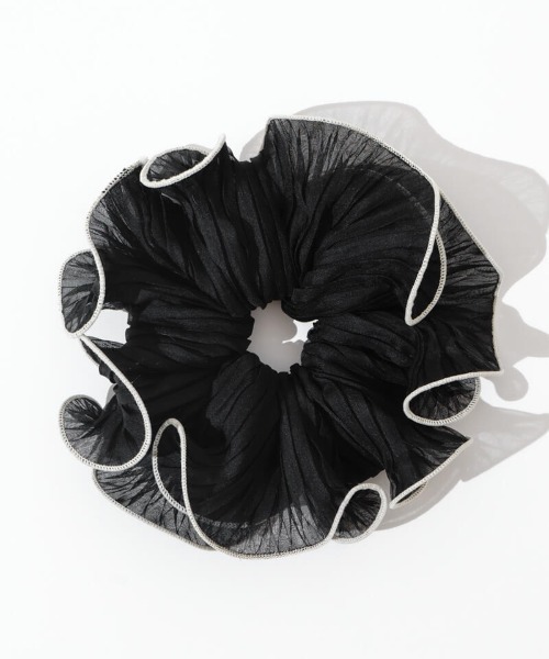flower シュシュ パイピングプリーツシュシュ : ZOZOTOWN Yahoo!店