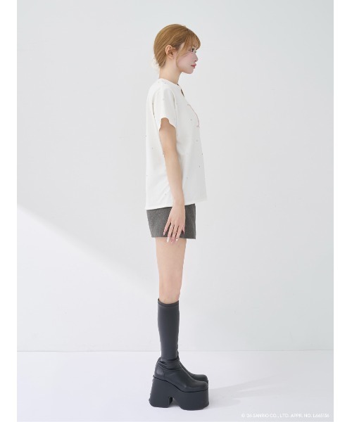 Darich（ダーリッチ） tシャツ 半袖 Hello Darichキルティング