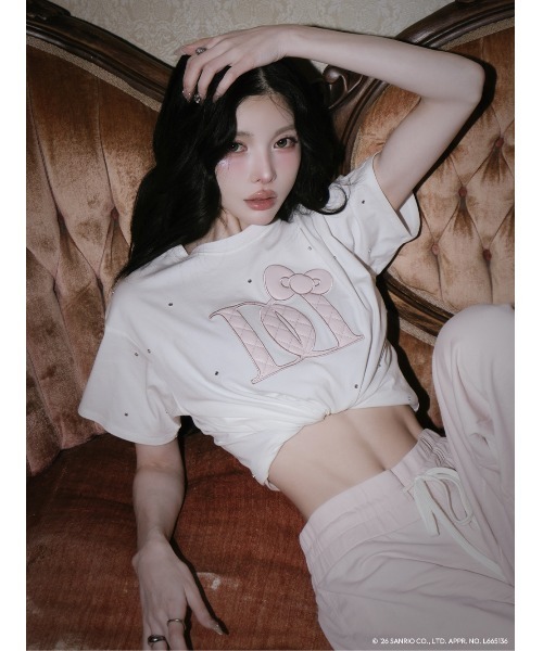 Darich（ダーリッチ） tシャツ 半袖 Hello Darichキルティング