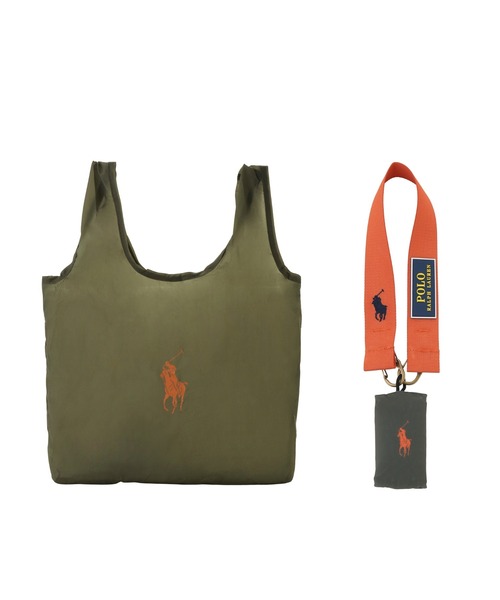 ラルフローレン　レディス　ベルト&amp;トートバック POLO RALPH LAUREN（ポロ・ラルフローレン） トートバッグ カラビナ
