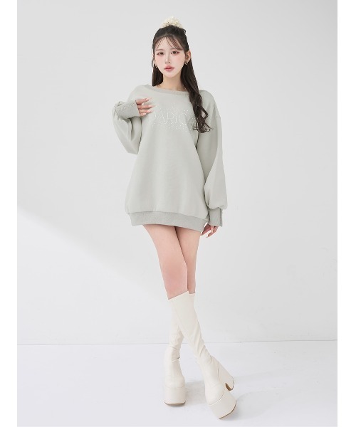 Darich（ダーリッチ） トレーナー スウェット バックリボンパール
