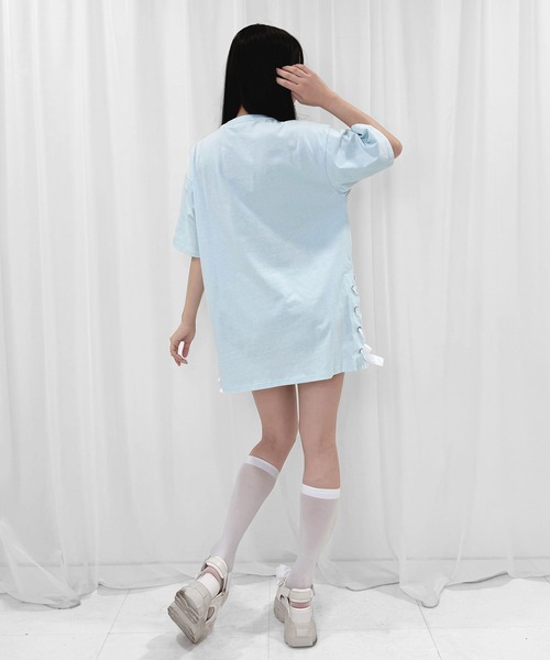 「Honey Cinnamon」 半袖Tシャツ FREE ピンク レディース_画像3
