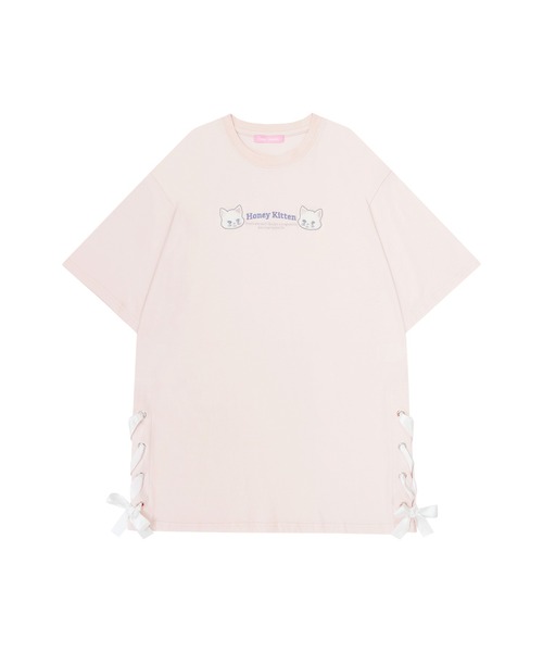 「Honey Cinnamon」 半袖Tシャツ FREE ピンク レディース_画像8