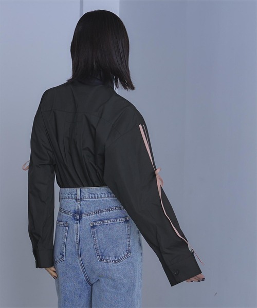 「miette」 長袖シャツ FREE ピンク レディース_画像5