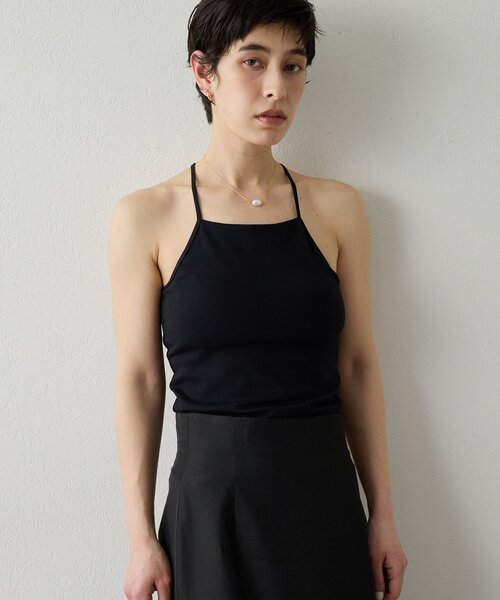 THE PAUSE カップ付き キャミソール 「THE PAUSE」バッククロスキャミ