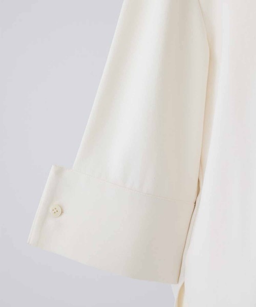 RIM.ARK ブラウス シャツ 「RIM.ARK/リムアーク」W-collar classical