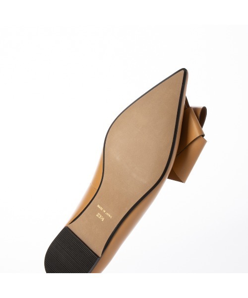 「Mode et Jacomo」 フラットパンプス 23.5cm ライトブラック レディース_画像5