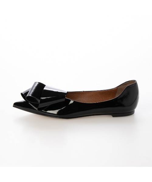 「Mode et Jacomo」 フラットパンプス 23.5cm ライトブラック レディース_画像7