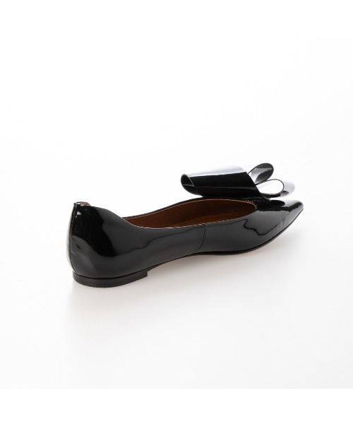 「Mode et Jacomo」 フラットパンプス 23.5cm ライトブラック レディース_画像8