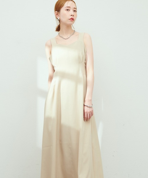 「natural couture」 コンビワンピース MEDIUM ブラック レディースの画像