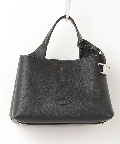 TOD'S（トッズ） マイクロ Tタイムレス 2WAYバッグ - ブラック