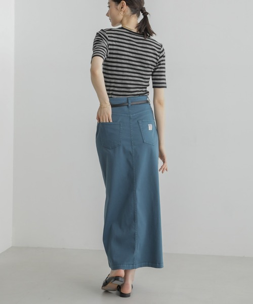 「PICCADILLY」 スカート M ブルーグリーン レディース_画像6