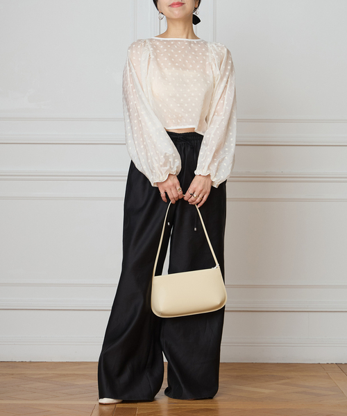 ブラウス シャツ IENA LA BOUCLE Flower ドットブラウス レディースの画像