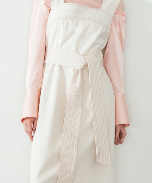 「Lil Ambition」 サロペットスカート S ネイビー レディース_画像7