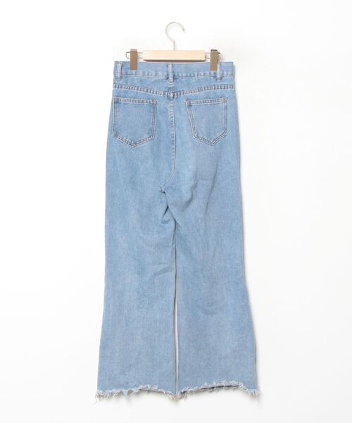 「Sibra」 デニムパンツ S サックスブルー レディース_画像2