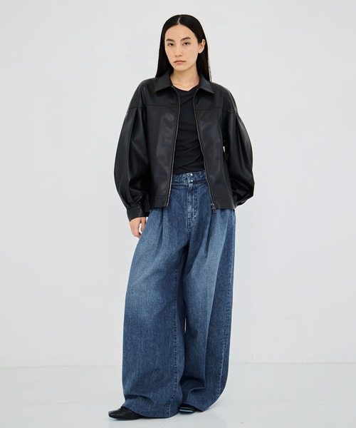 VACHEMENT ブルゾン アウター 「VACHEMENT/ヴァシュモン」ECO レザーG