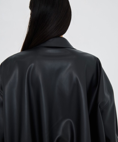 VACHEMENT ブルゾン アウター 「VACHEMENT/ヴァシュモン」ECO レザーG