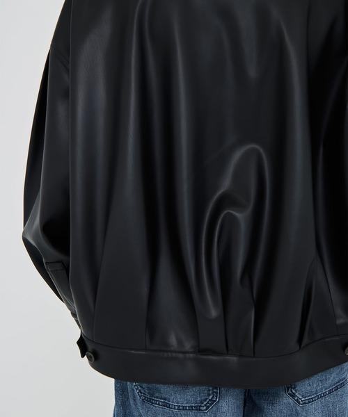 VACHEMENT Gジャン風ブルゾン VACHEMENT ブルゾン アウター 「VACHEMENT/ヴァシュモン」ECO レザーG